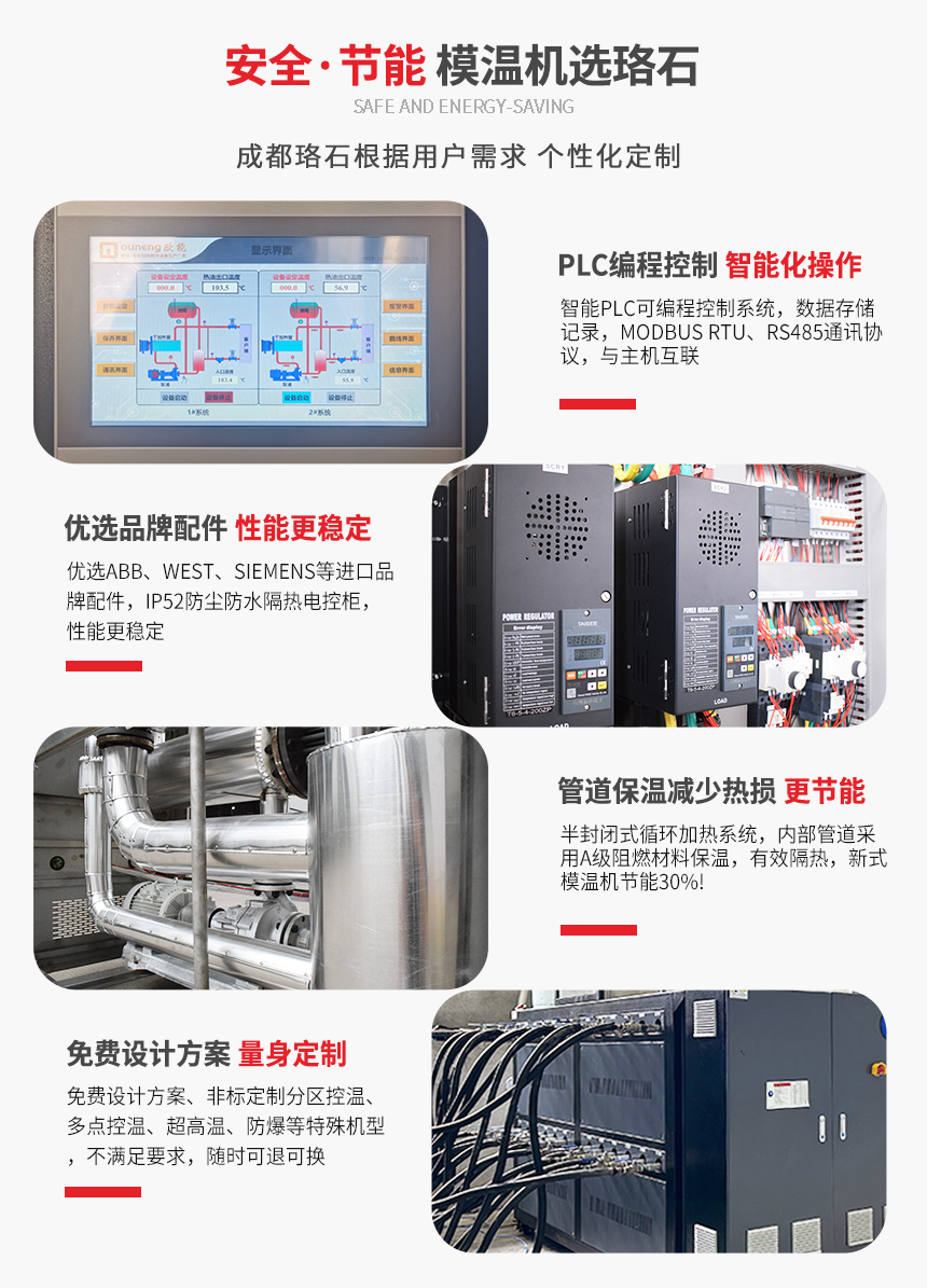 双机一体模温机产品特点